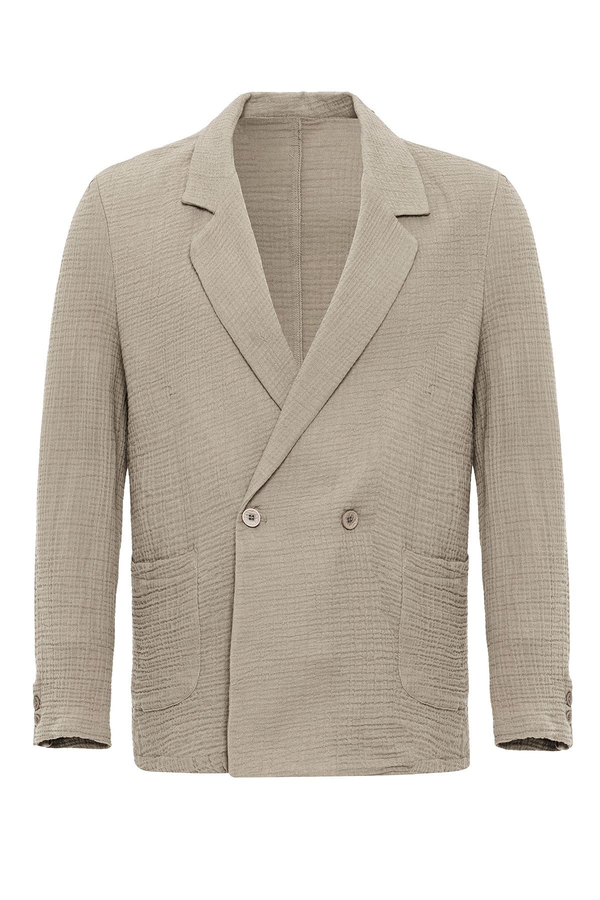 Antioch Double-Breasted Unlined Men's Blazer