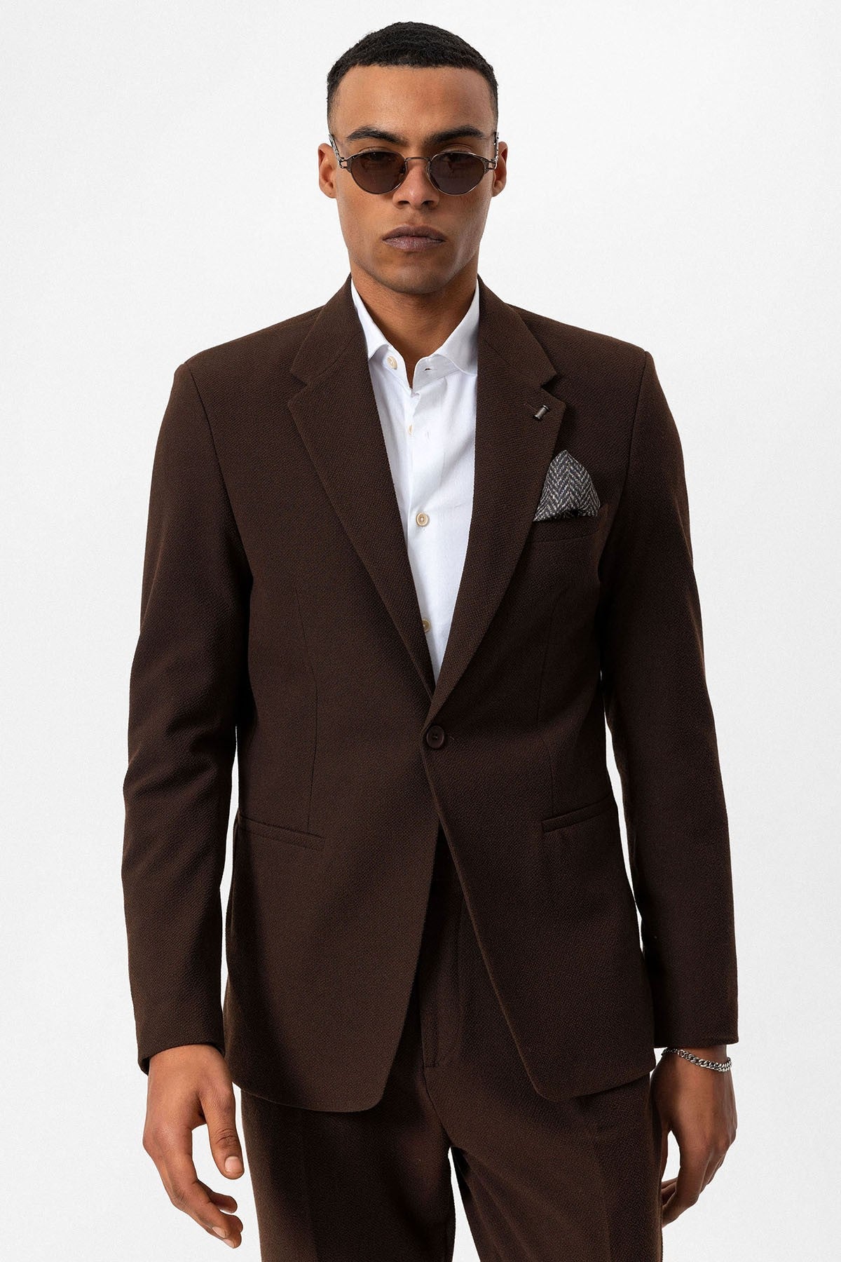 Antioch Sleeveless Single-Button Men's Blazer Jacket