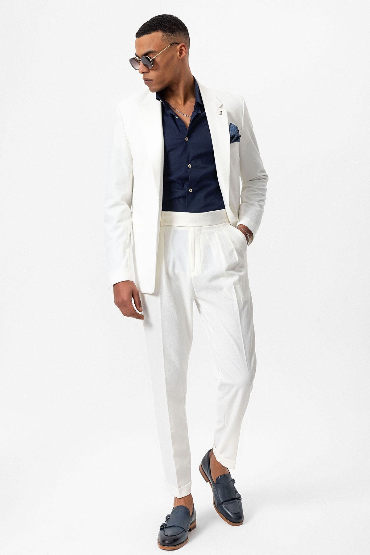 Antioch Sleeveless Single-Button Men's Blazer Jacket