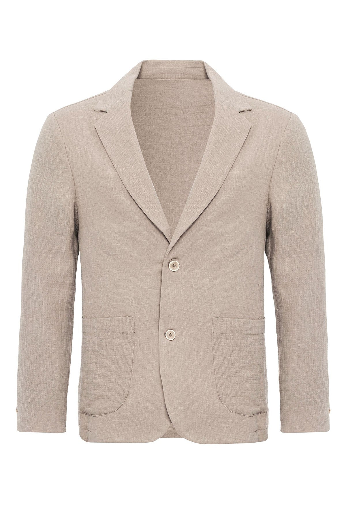 Antioch Men's Blazer Jacket with Side Pockets and No Lapels