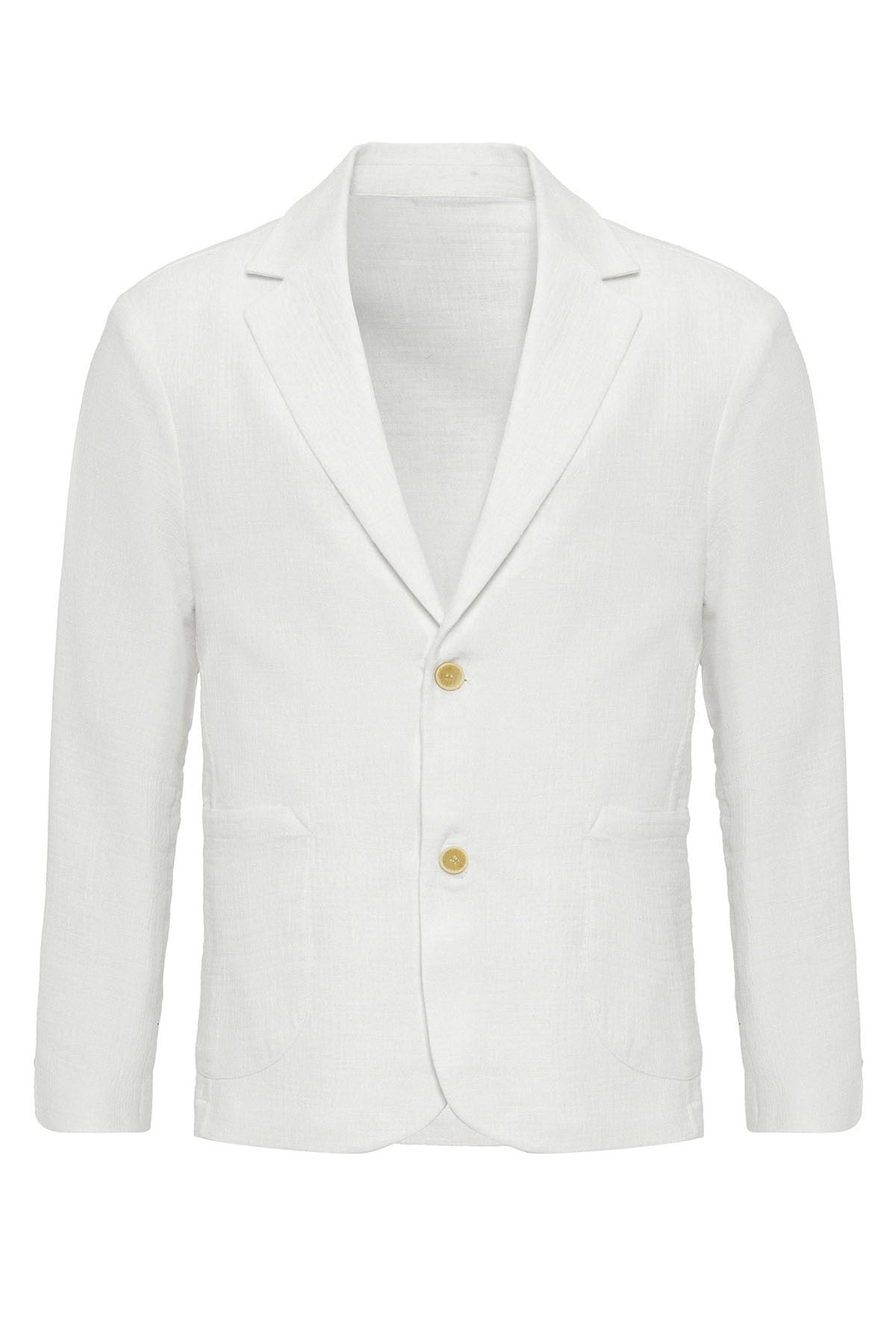 Antioch Men's Blazer Jacket with Side Pockets and No Lapels