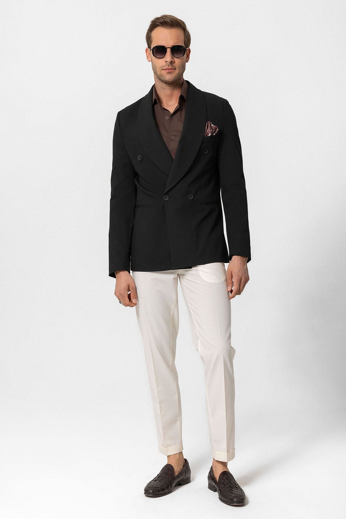 Antioch Double-Breasted Regular-Fit Men's Blazer Jacket