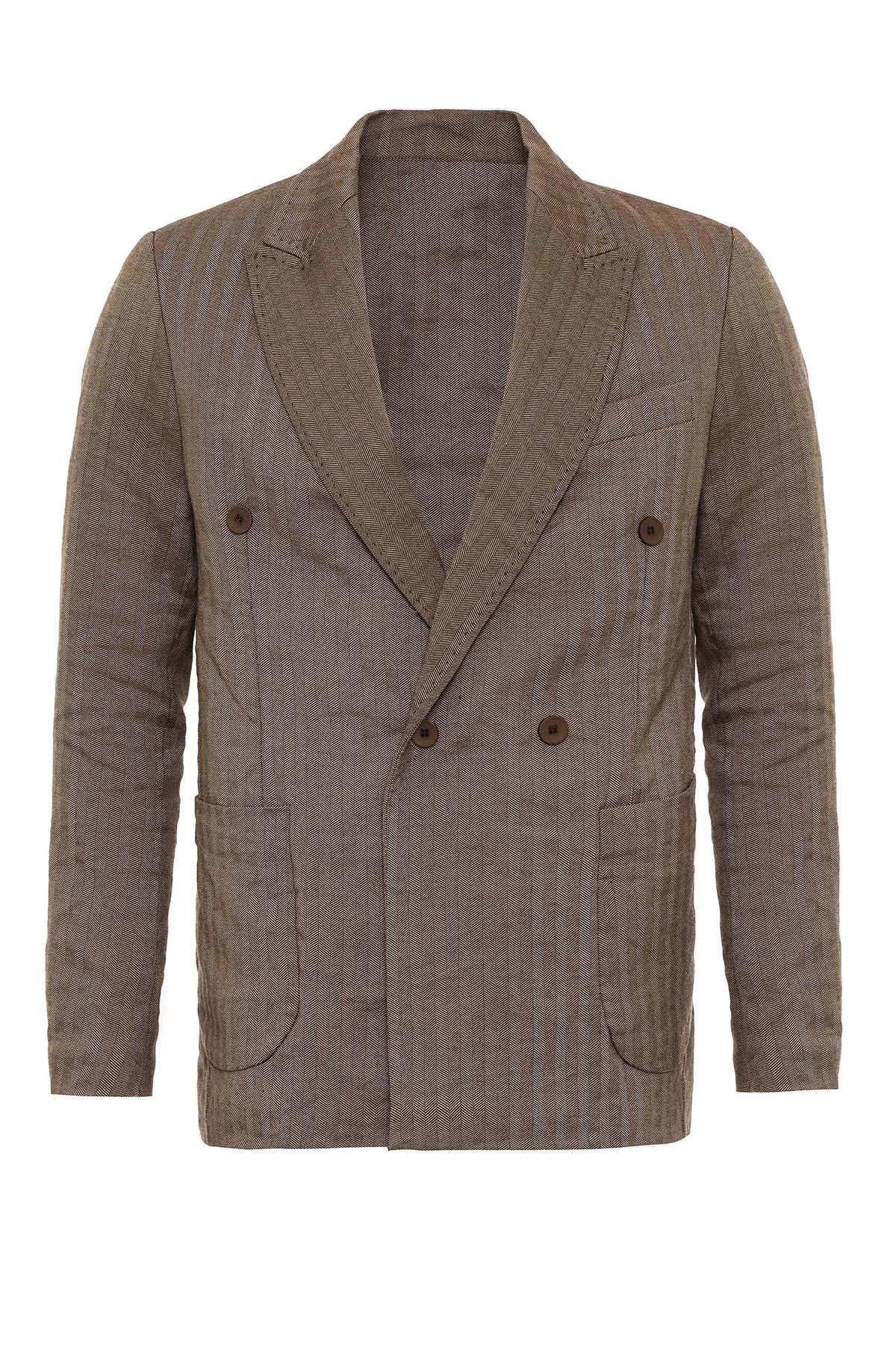 Antioch Men's Herringbone-Patterned Blazer