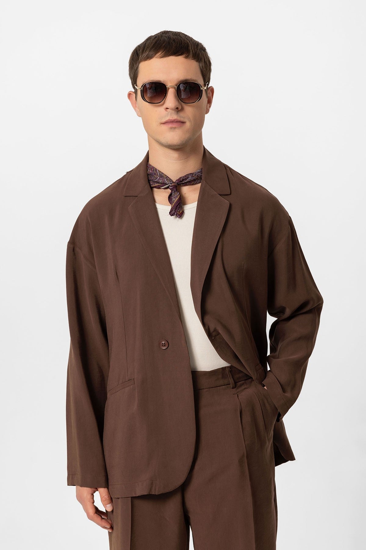 Antioch Oversized Unlined Men's Blazer Jacket