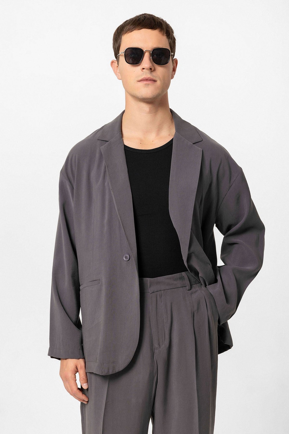 Antioch Oversized Unlined Men's Blazer Jacket