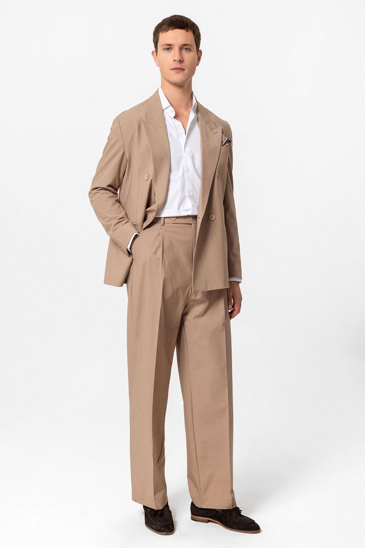Antioch Single-Button Double-Breasted Men's Blazer