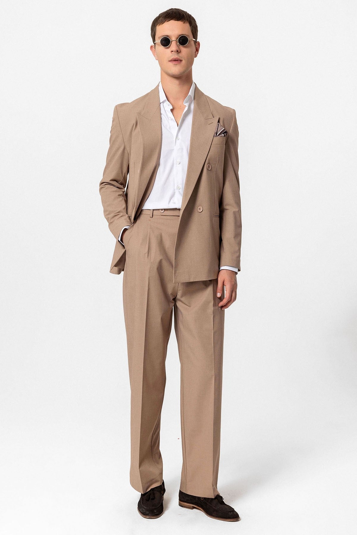 Antioch Single-Button Double-Breasted Men's Blazer