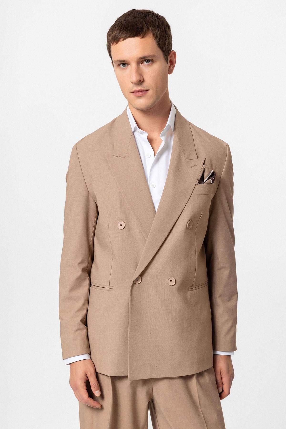 Antioch Single-Button Double-Breasted Men's Blazer
