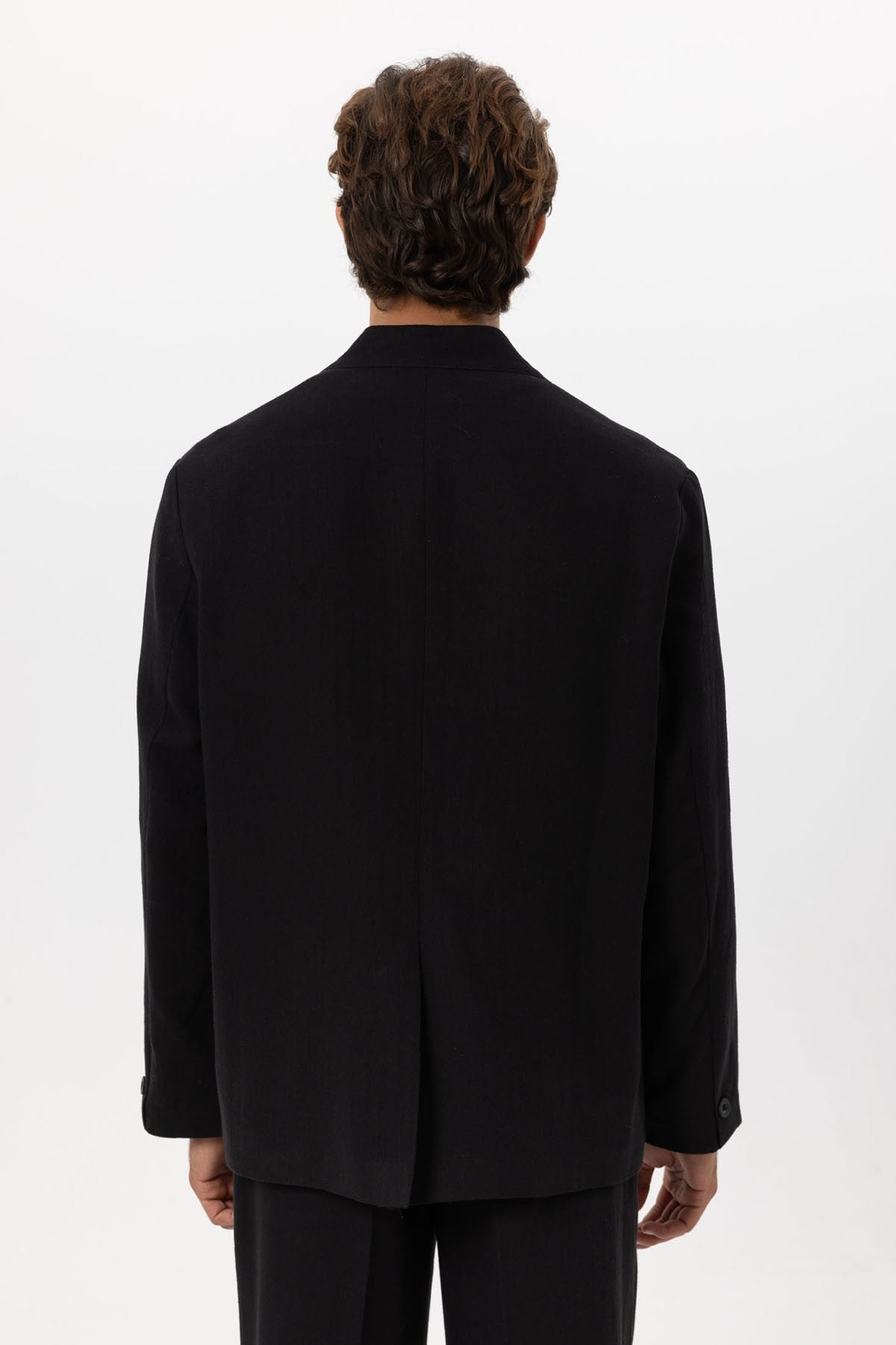 Antioch Linen-Blend Double-Breasted Men's Blazer