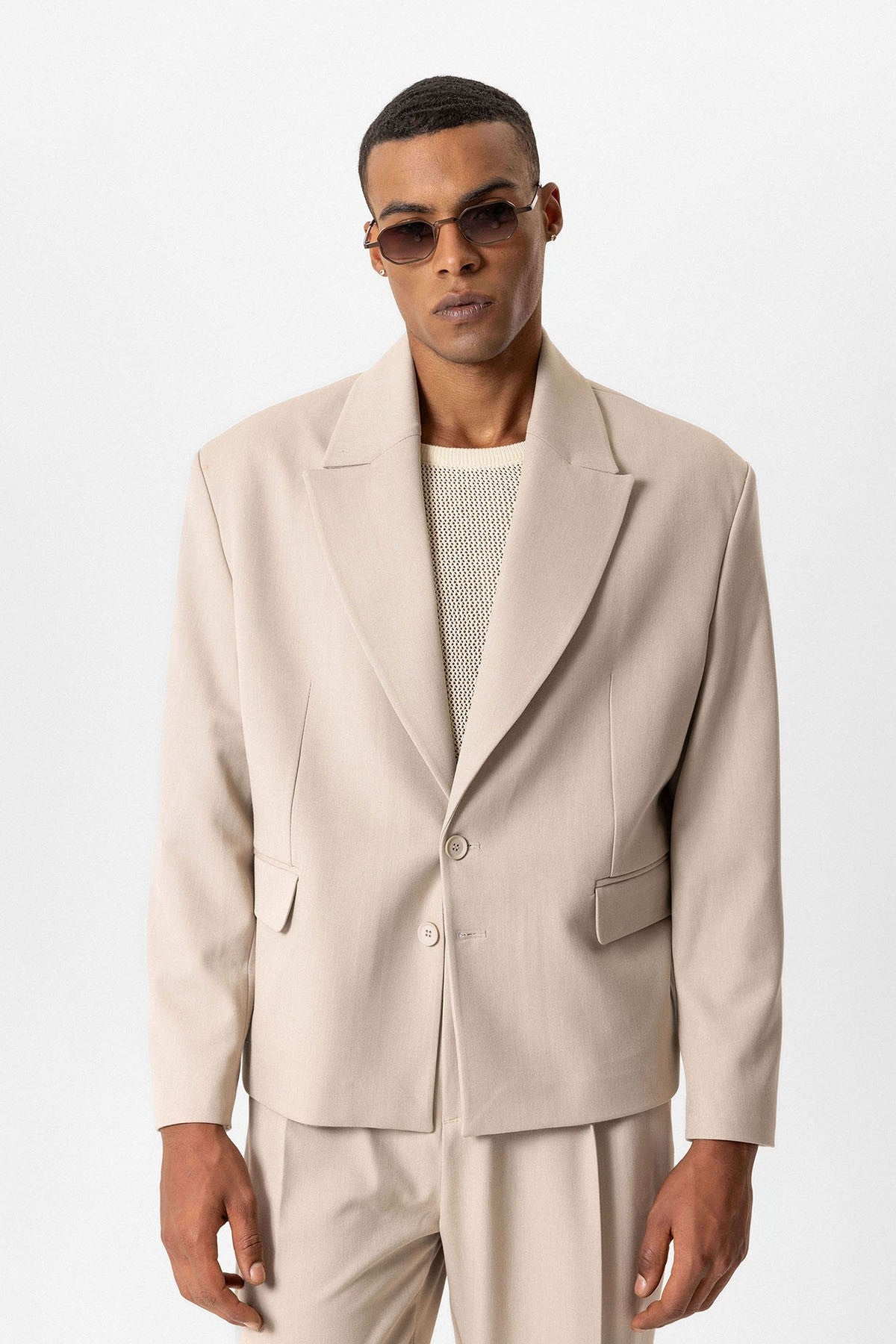 Antioch Crop Fit Men's Blazer Jacket