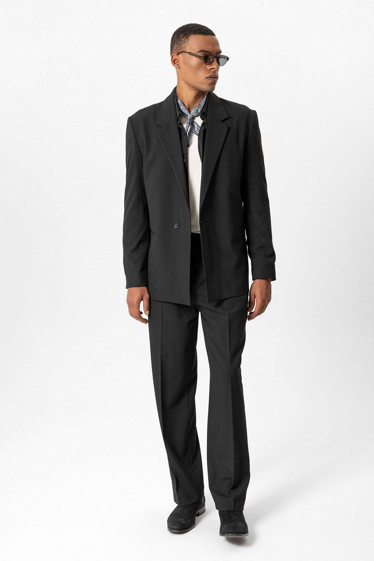 Antioch Single-Button Relaxed-Fit Men's Blazer