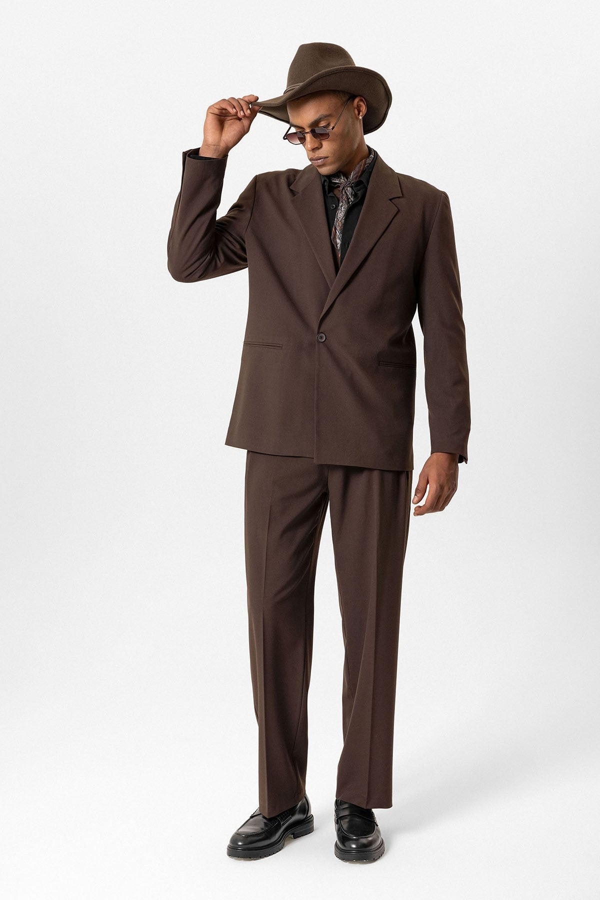 Antioch Single-Button Relaxed-Fit Men's Blazer