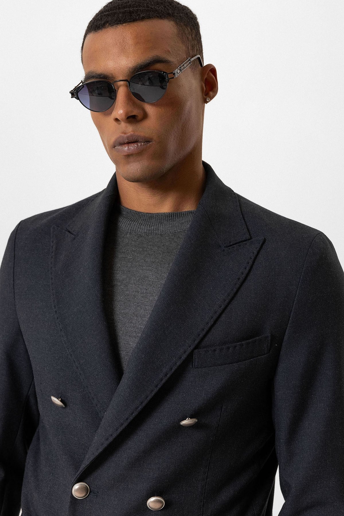 Antioch Unlined Double-Breasted Men's Blazer Jacket