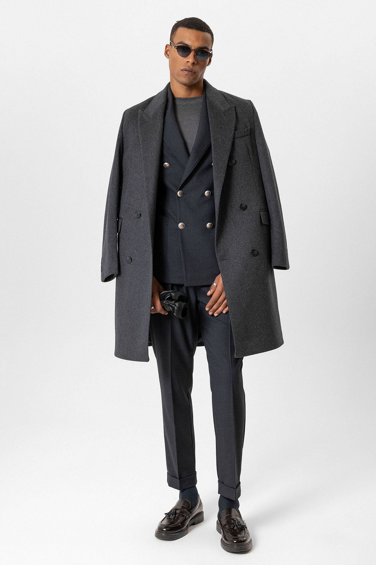 Antioch Unlined Double-Breasted Men's Blazer Jacket