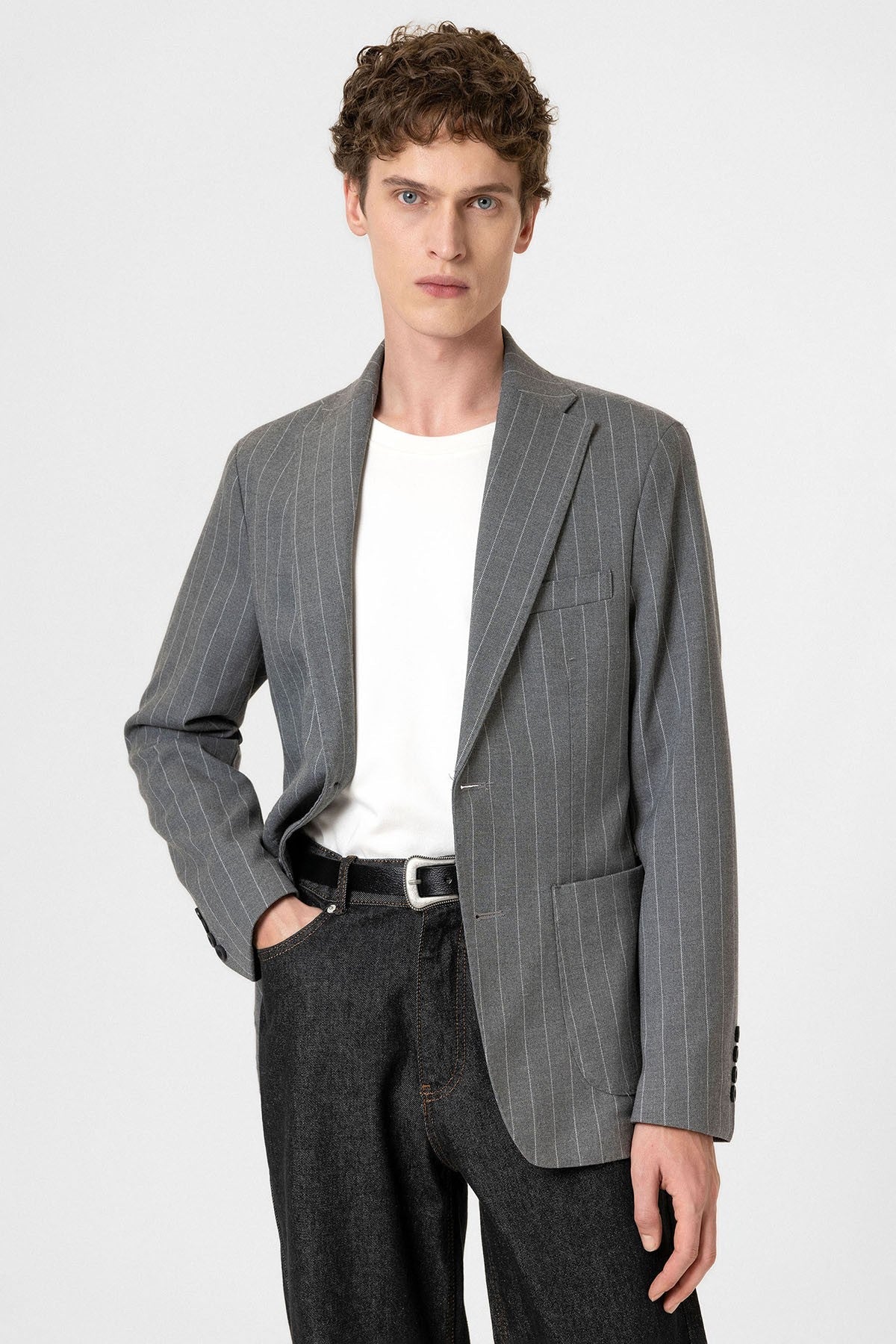Antioch Slim-Fit Striped Men's Blazer