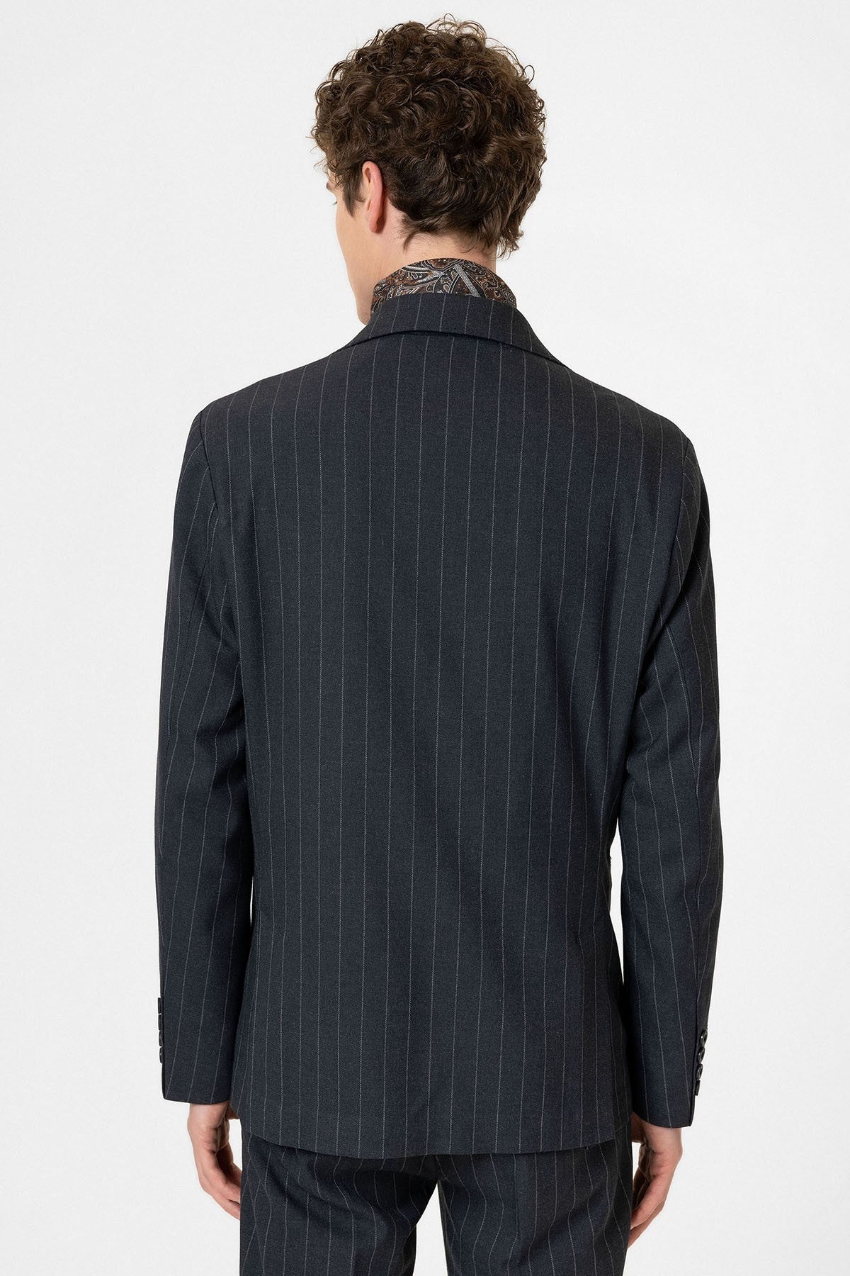 Antioch Slim-Fit Striped Men's Blazer