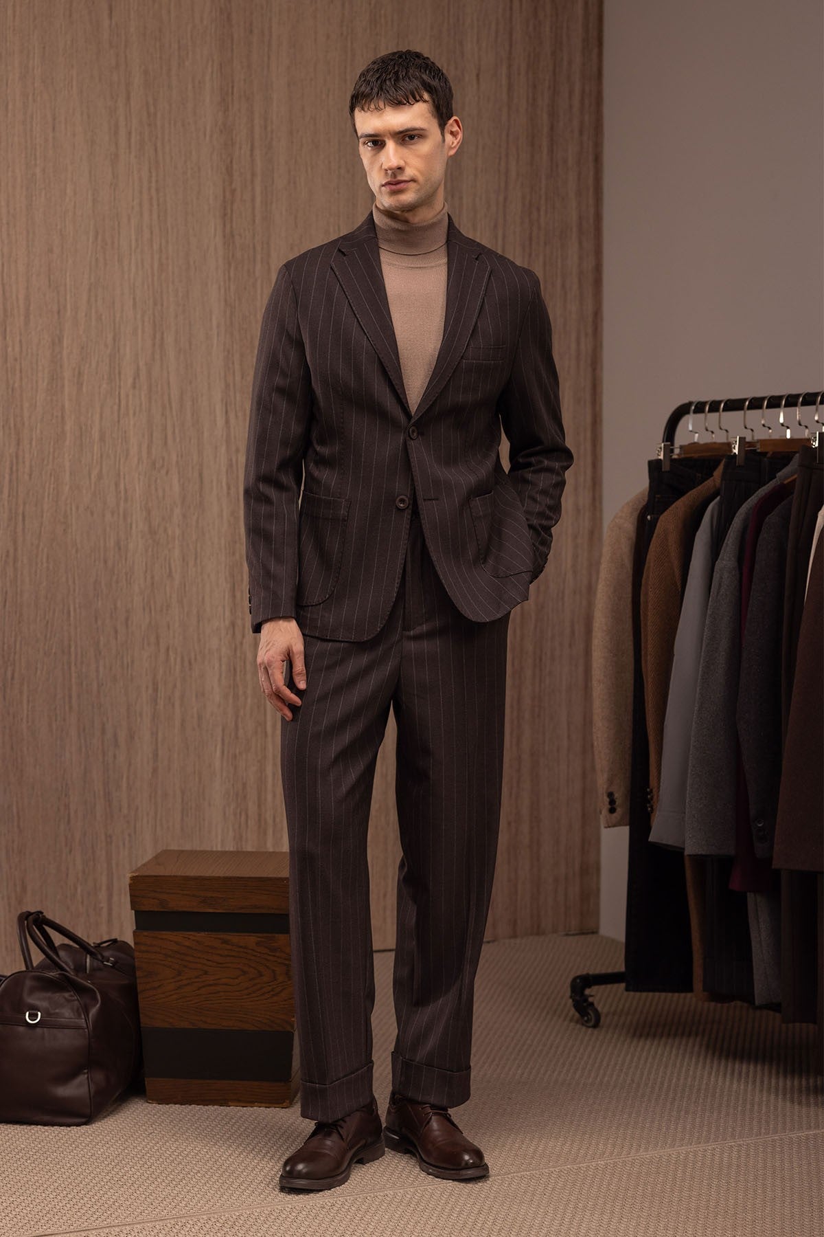 Antioch Slim-Fit Striped Men's Blazer