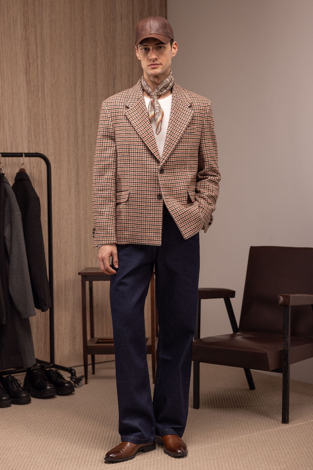 Antioch Vintage Men's Blazer Jacket