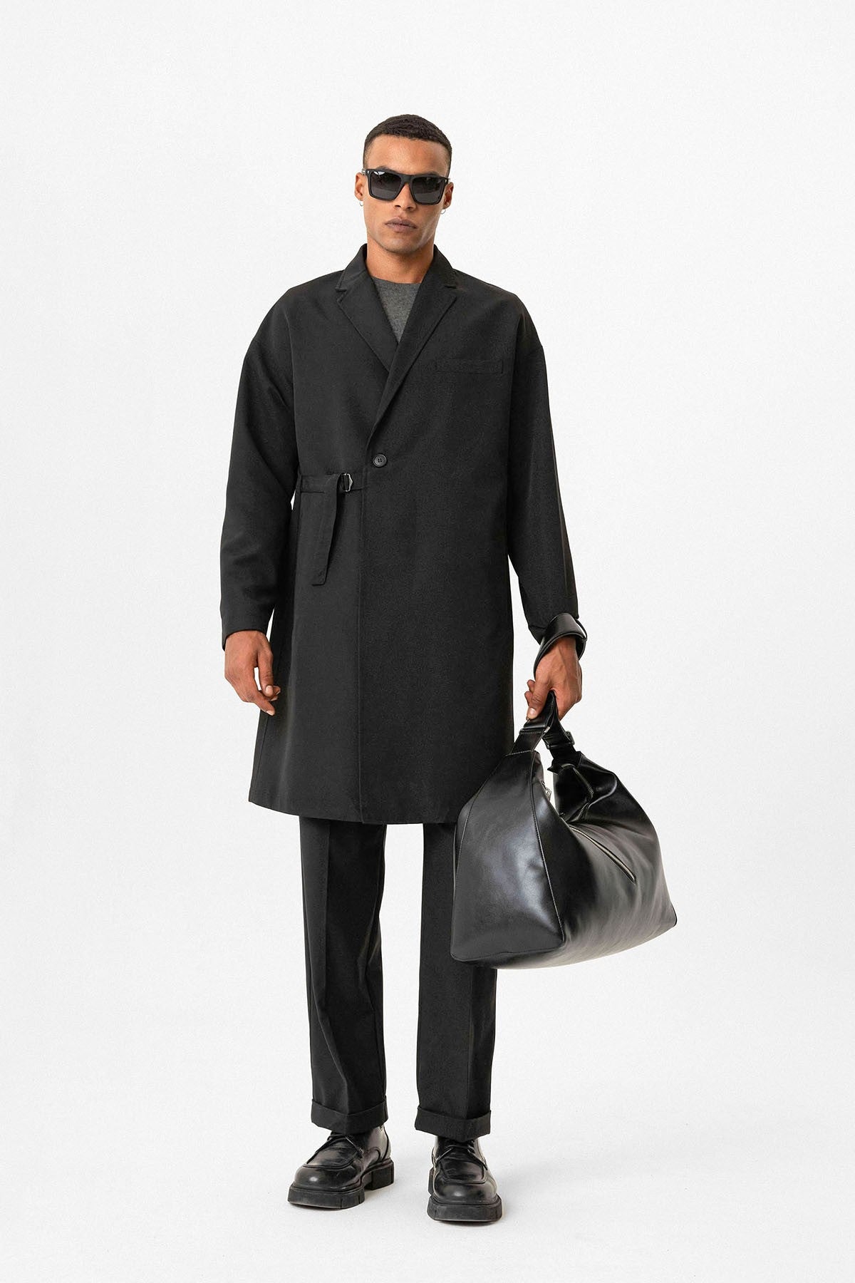 Antioch Toka Men's Trench Coat with Detailed Design