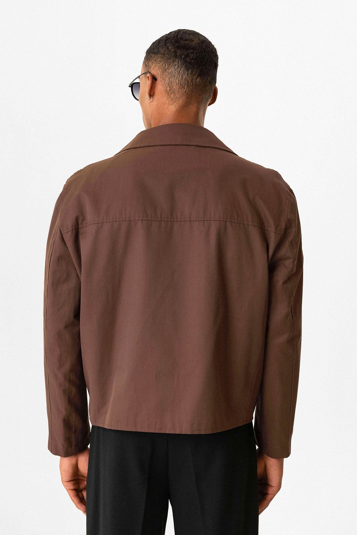 Antioch Crop Fit Men's Trench Coat