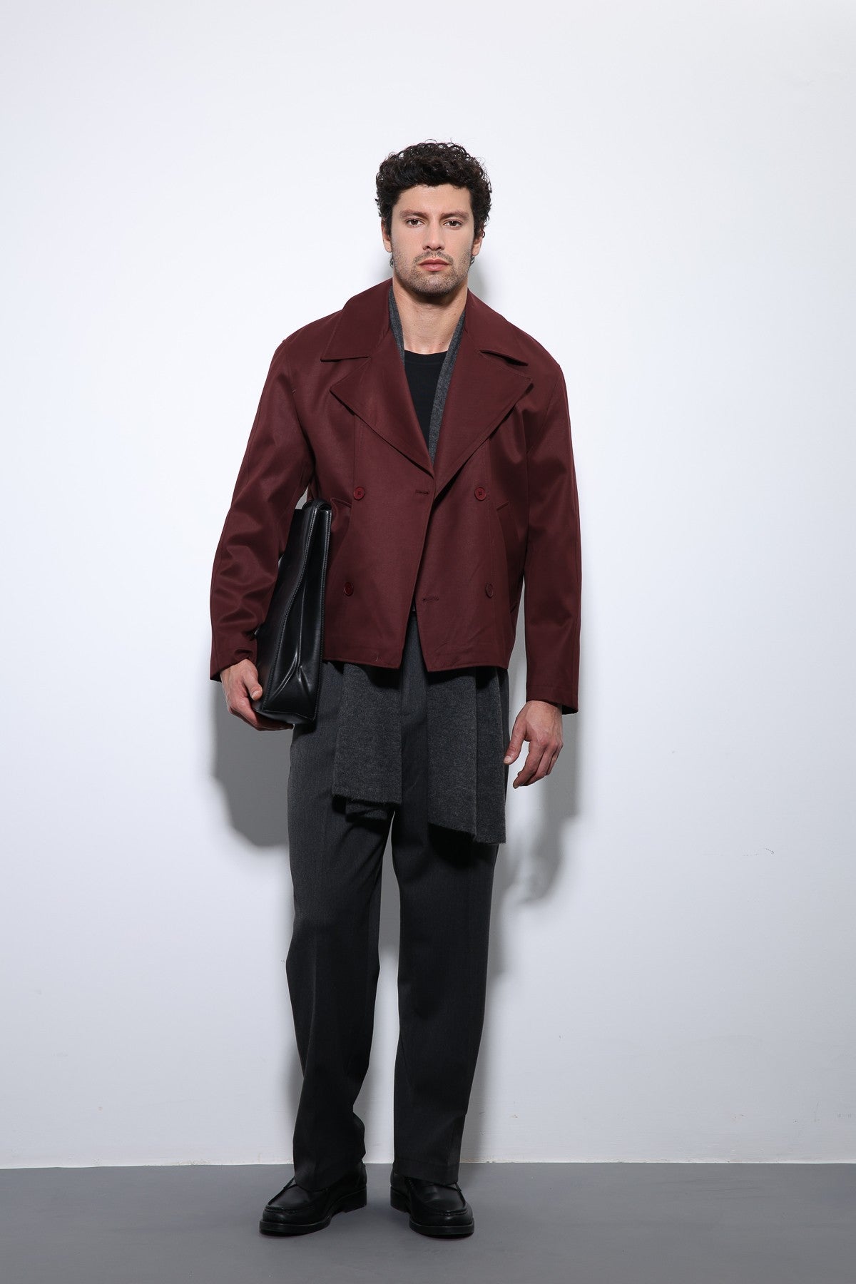 Antioch Crop Fit Men's Trench Coat