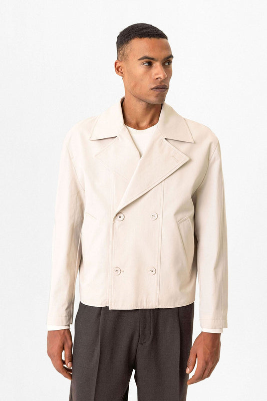 Antioch Crop Fit Men's Trench Coat