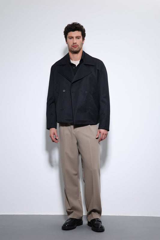 Antioch Crop Fit Men's Trench Coat