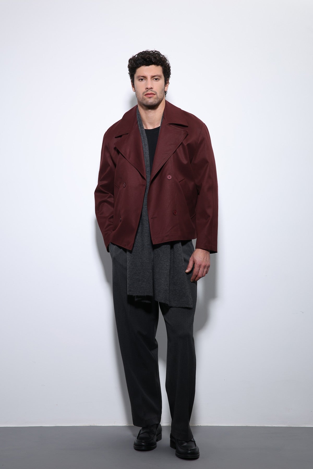 Antioch Crop Fit Men's Trench Coat