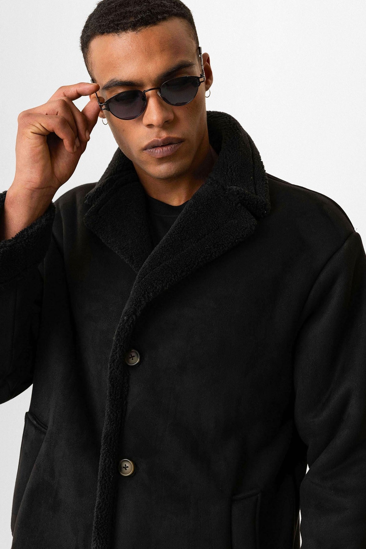 Antioch Men's Coat with Suede-Look Lining
