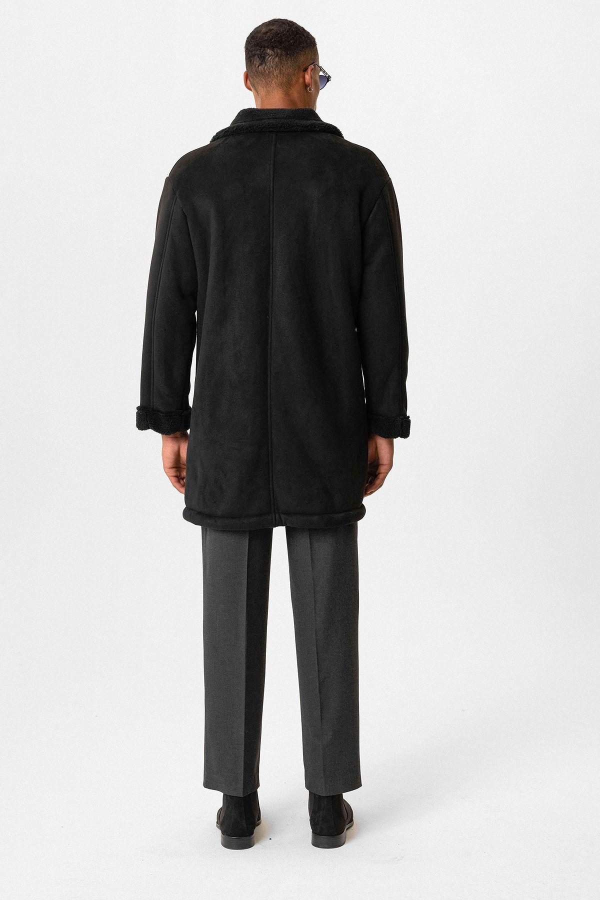 Antioch Men's Coat with Suede-Look Lining