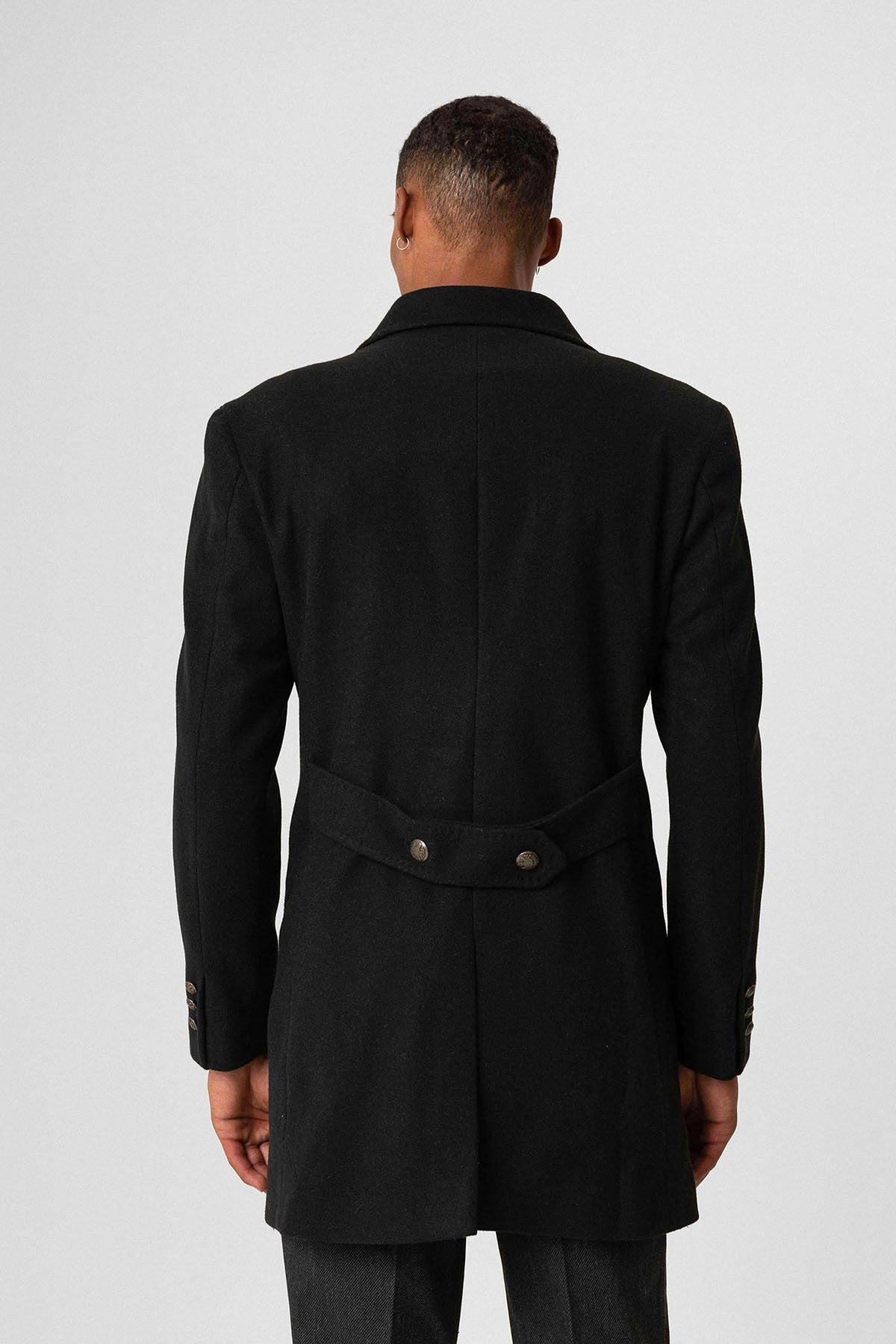 Antioch Cross-Over Closure Pouch-Pocket Men's Coat