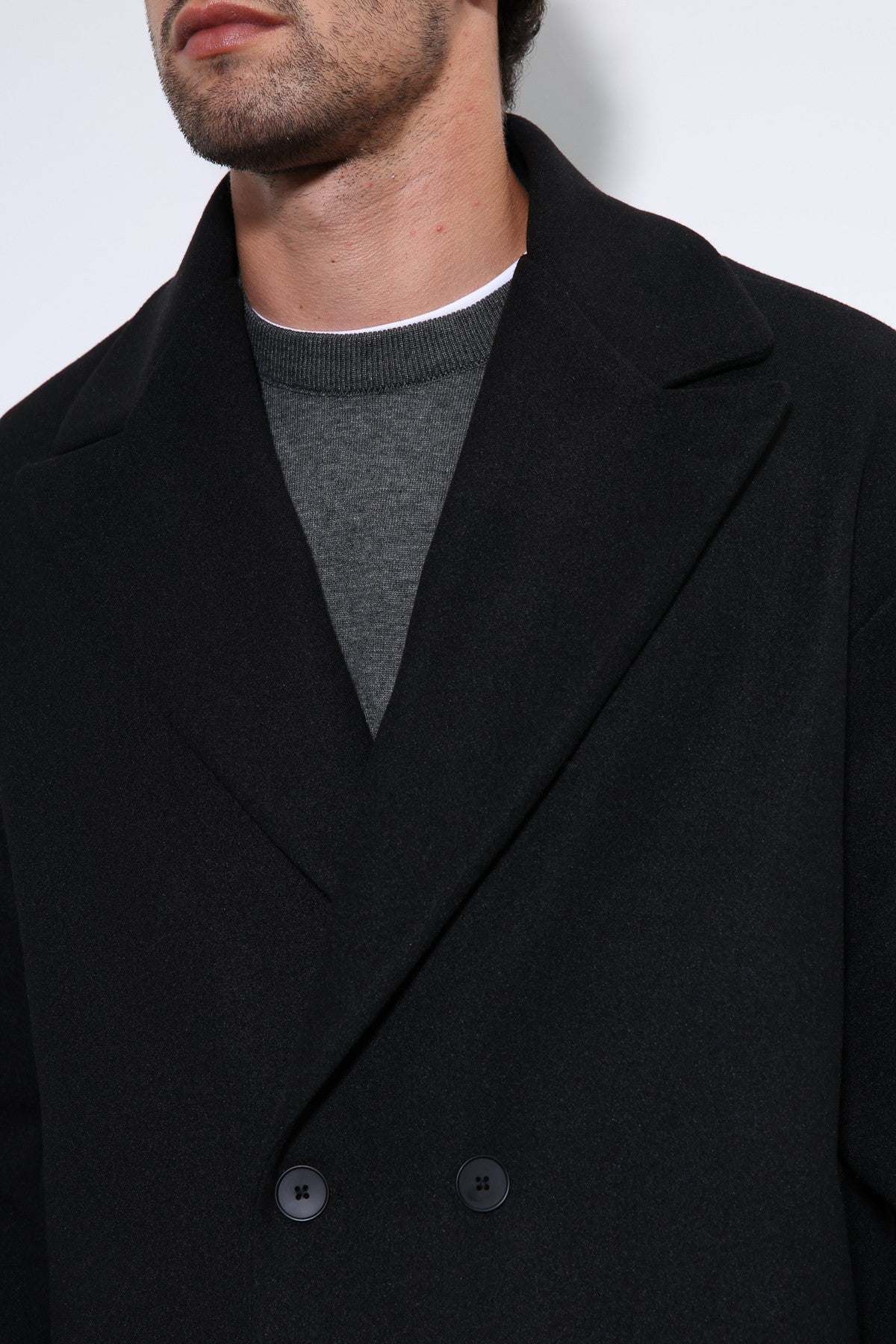 Antioch Oversized Men's Double-Breasted Coat
