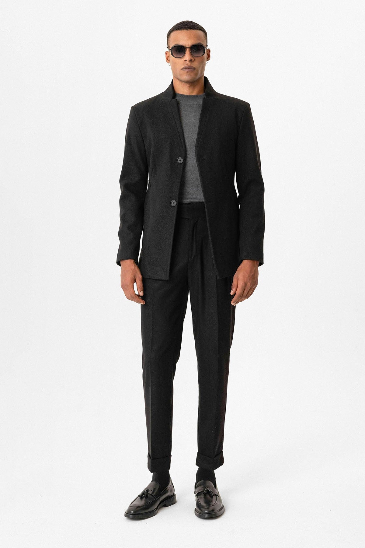 Antioch Slim-Fit Stand-Up Collar Men's Coat