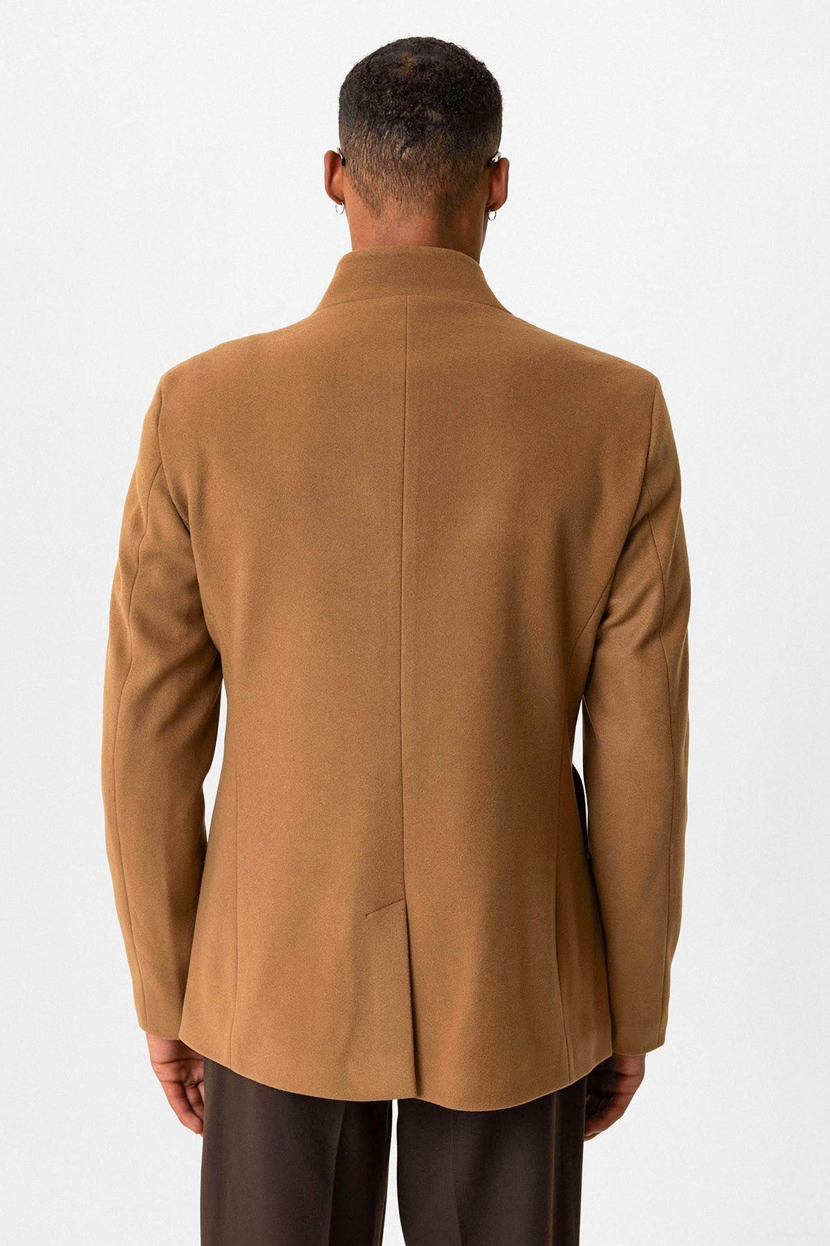 Antioch Slim-Fit Stand-Up Collar Men's Coat