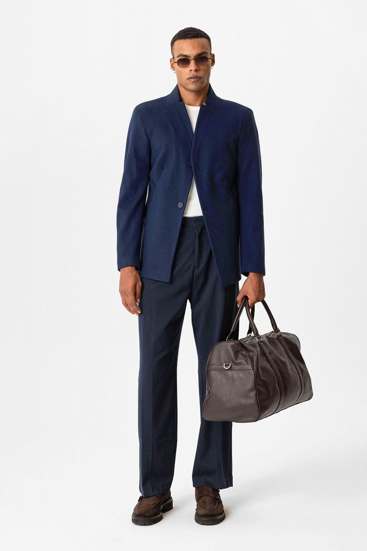 Antioch Slim-Fit Stand-Up Collar Men's Coat