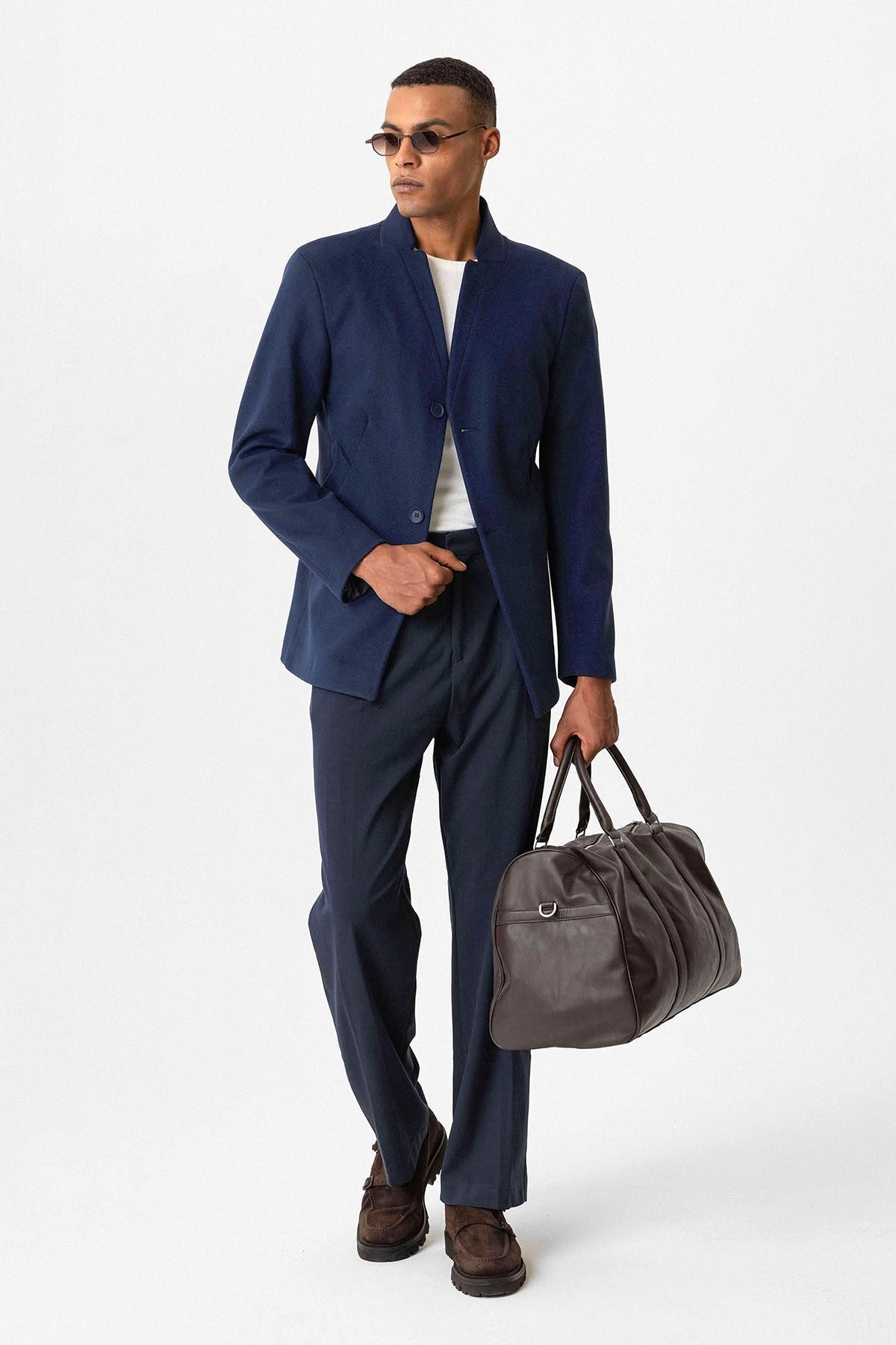 Antioch Slim-Fit Stand-Up Collar Men's Coat