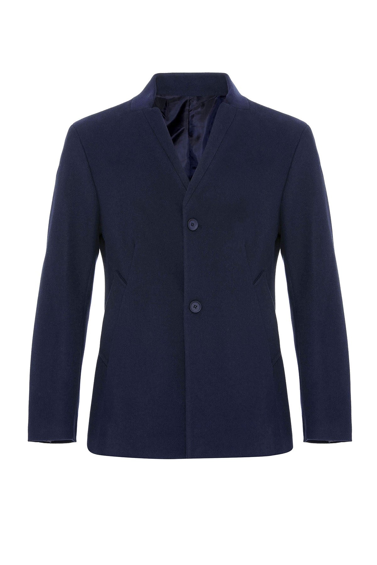 Antioch Slim-Fit Stand-Up Collar Men's Coat