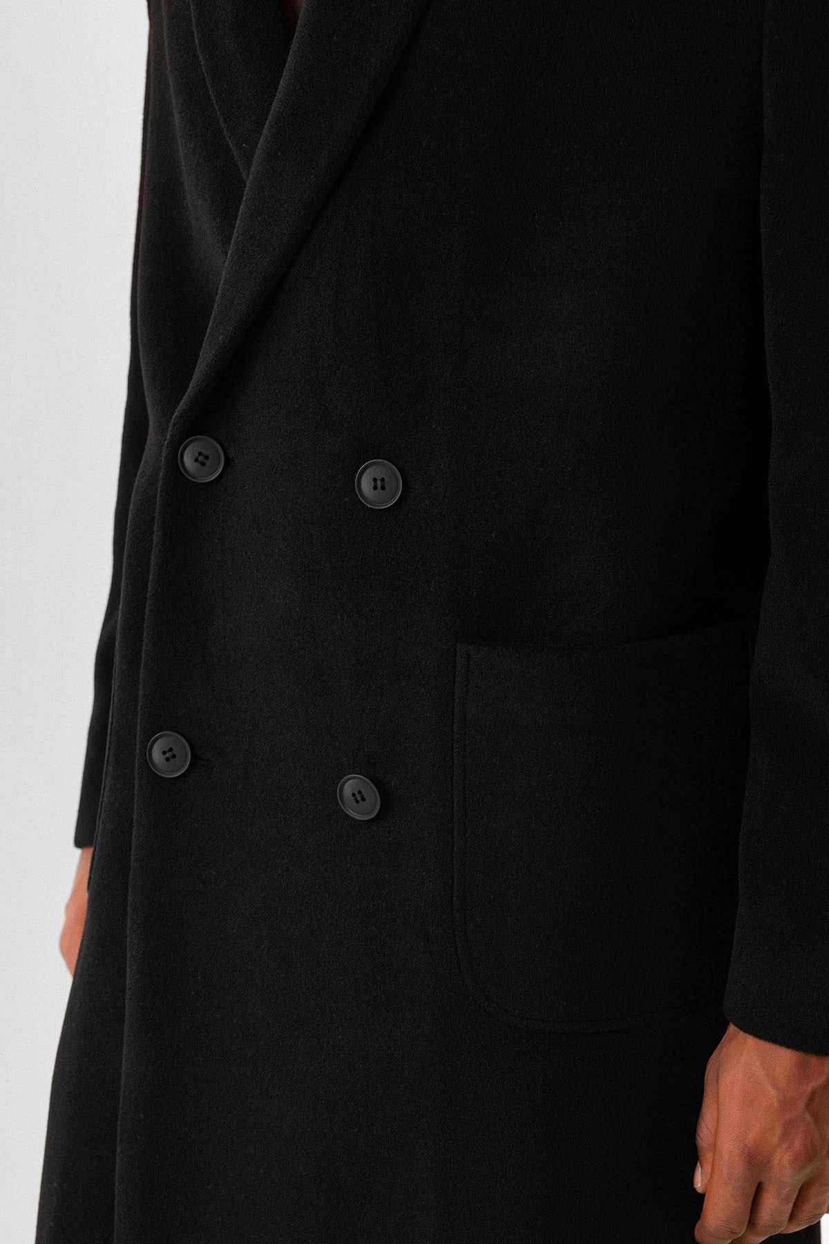 Antioch Textured Double-Breasted Men's Coat