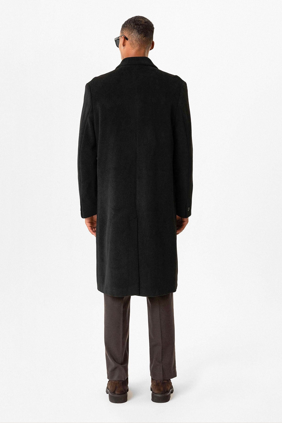 Antioch Textured Double-Breasted Men's Coat