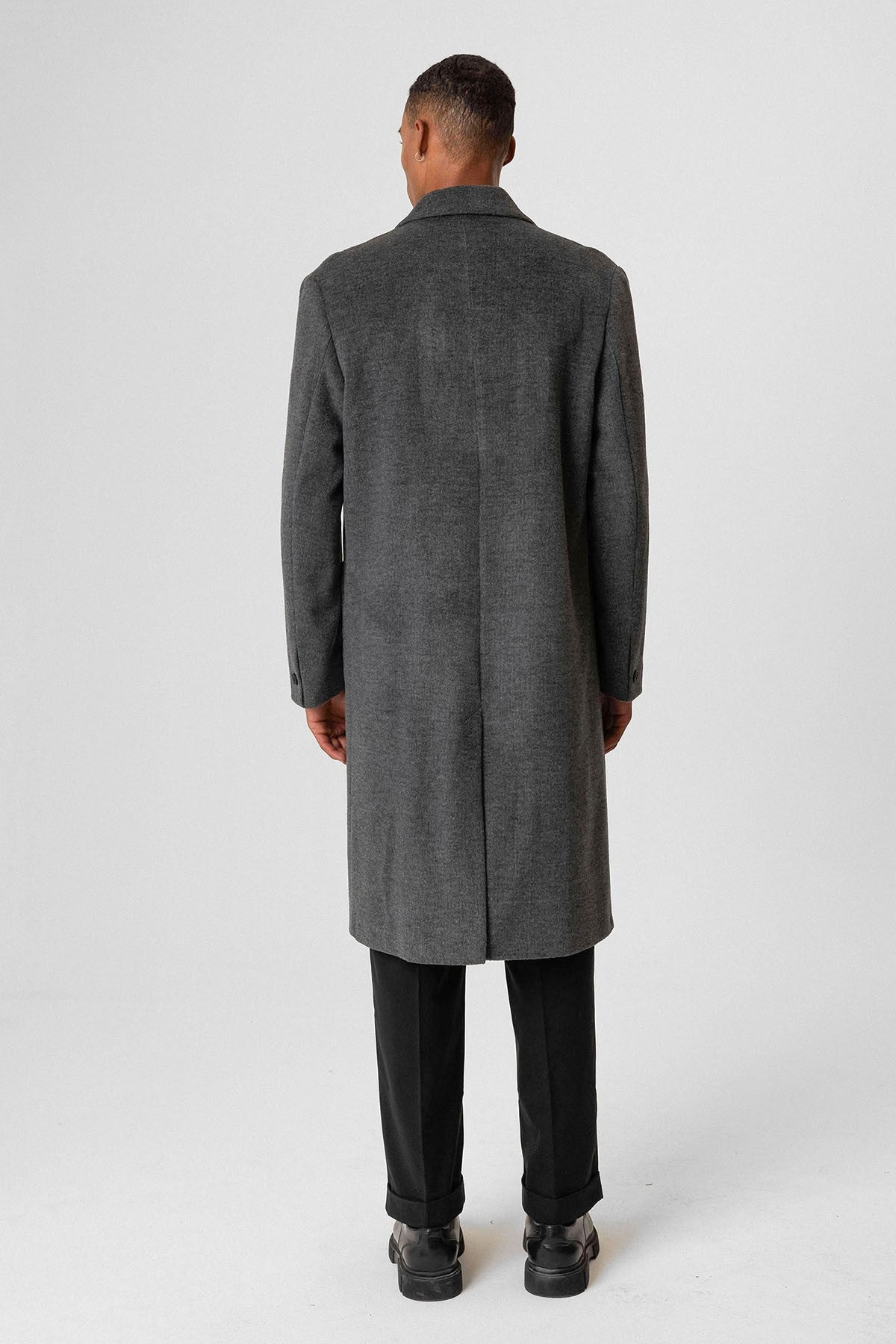 Antioch Textured Double-Breasted Men's Coat