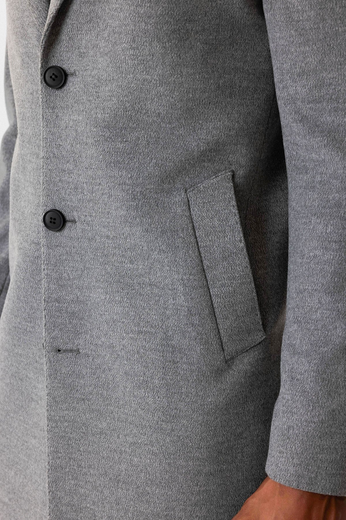 Antioch Slim-Fit Jacket-Collar Men's Coat