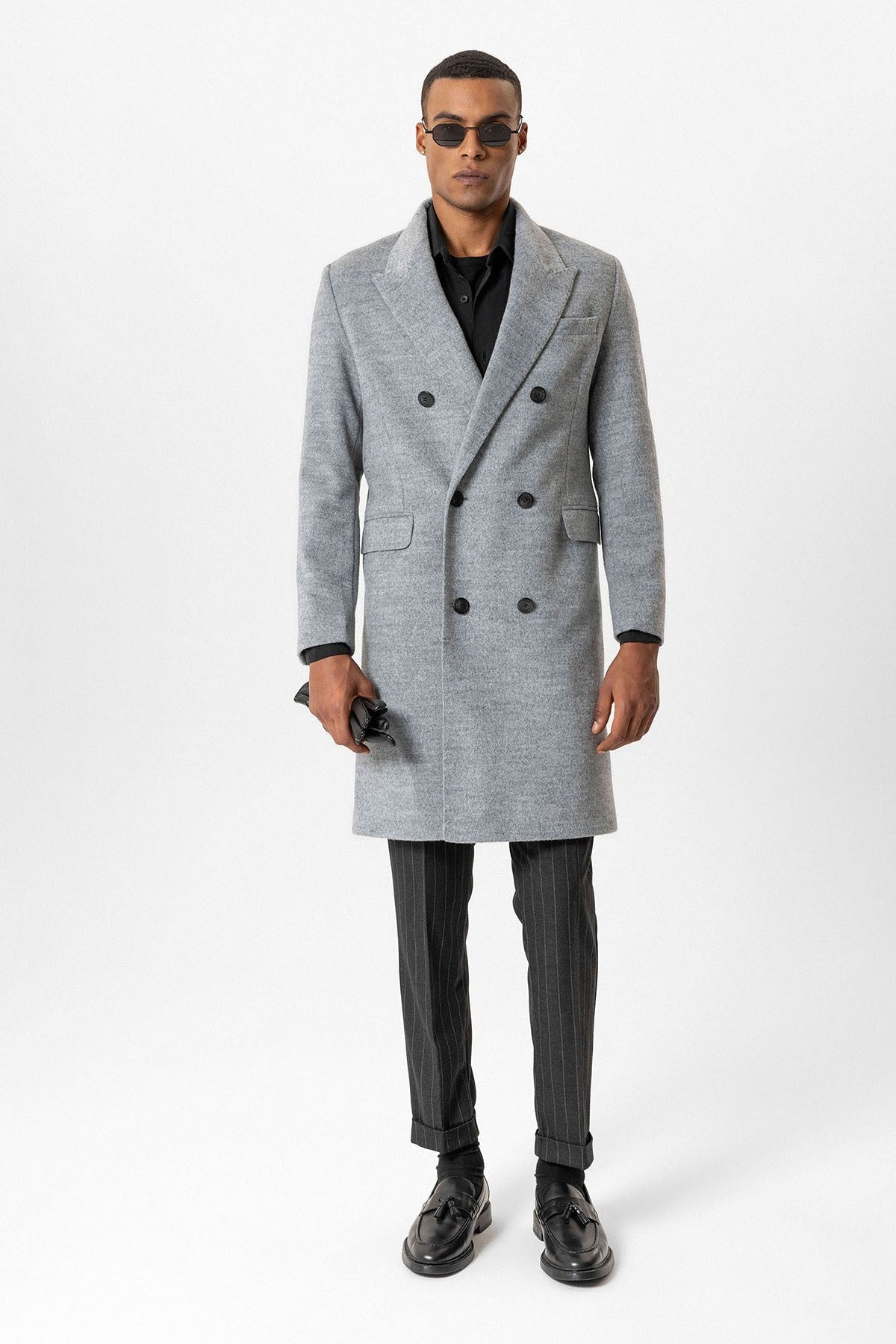 Antioch Wool-Blend Double-Breasted Men's Coat