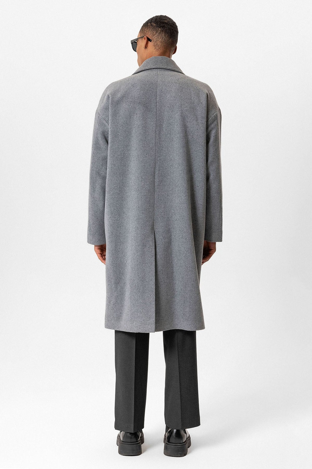 Antioch Men's Wool-Blend Double-Breasted Coat
