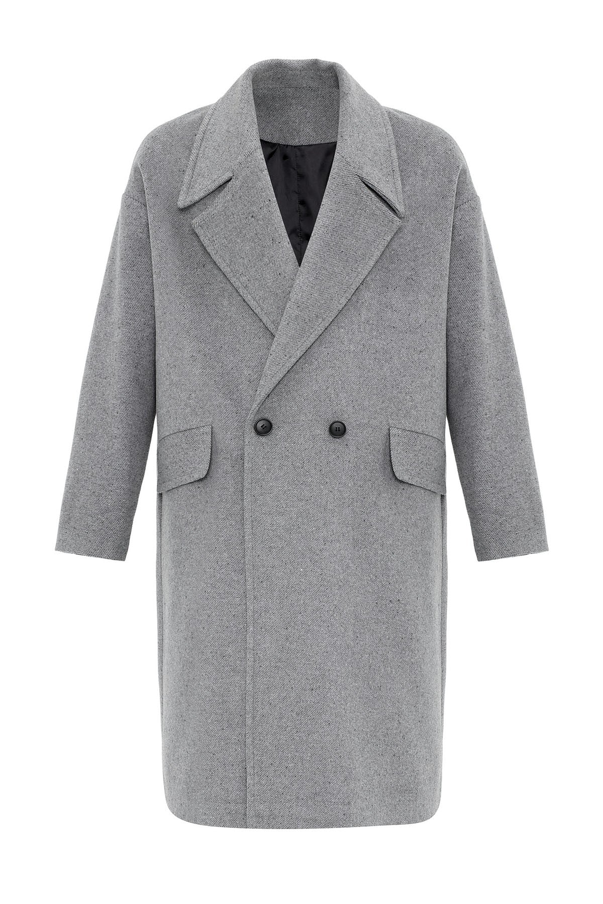 Antioch Men's Wool-Blend Double-Breasted Coat