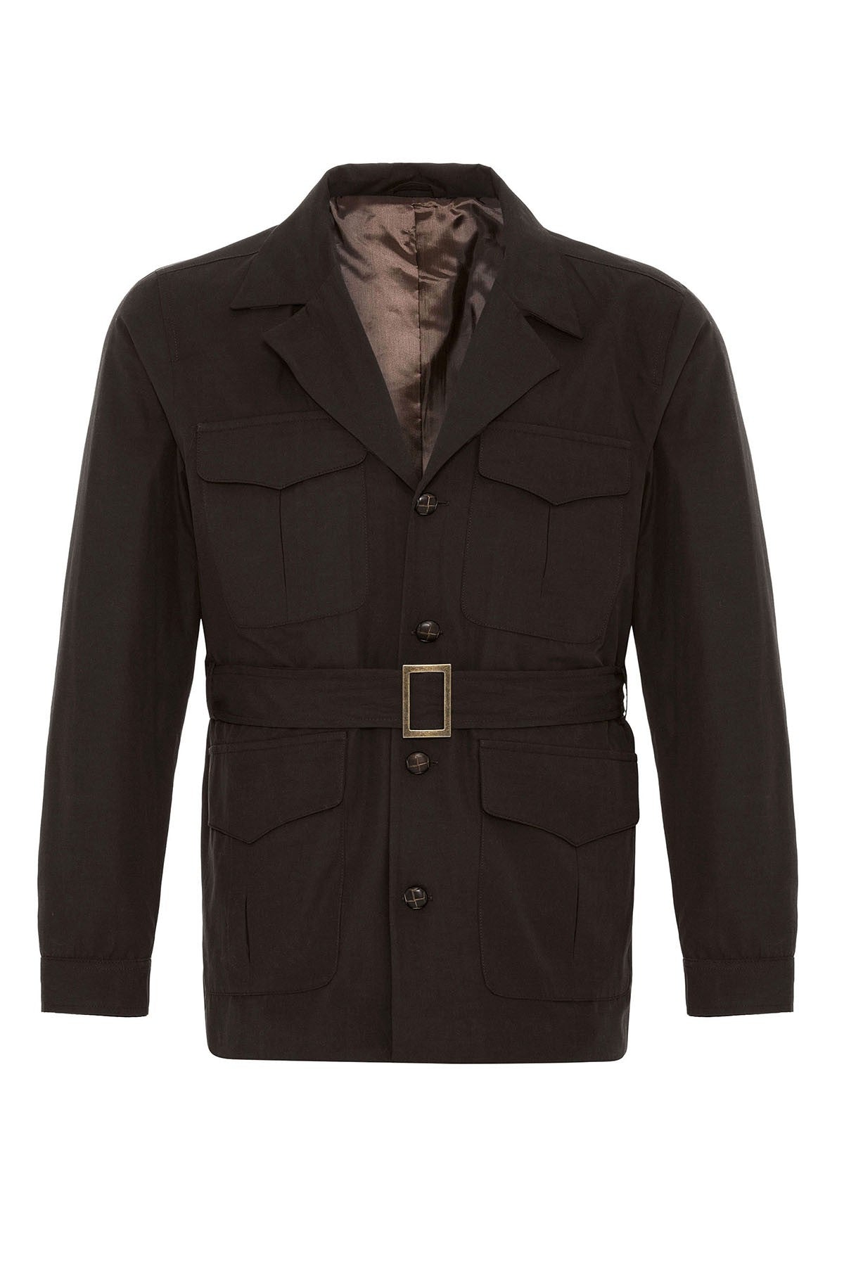 Antioch Arched Collar Men's Safari Trench Coat