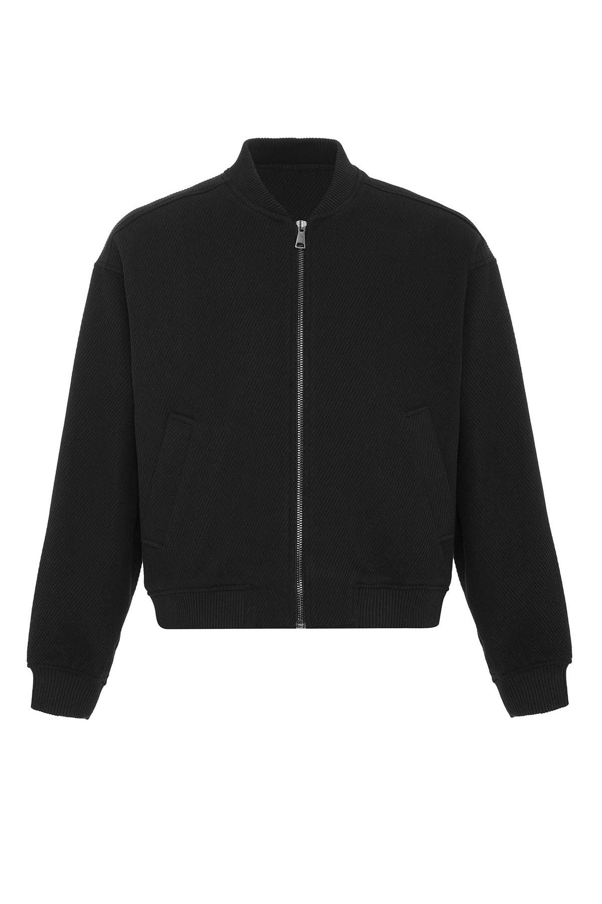 Men's Oversized Bomber Jacket with an Antioch Texture