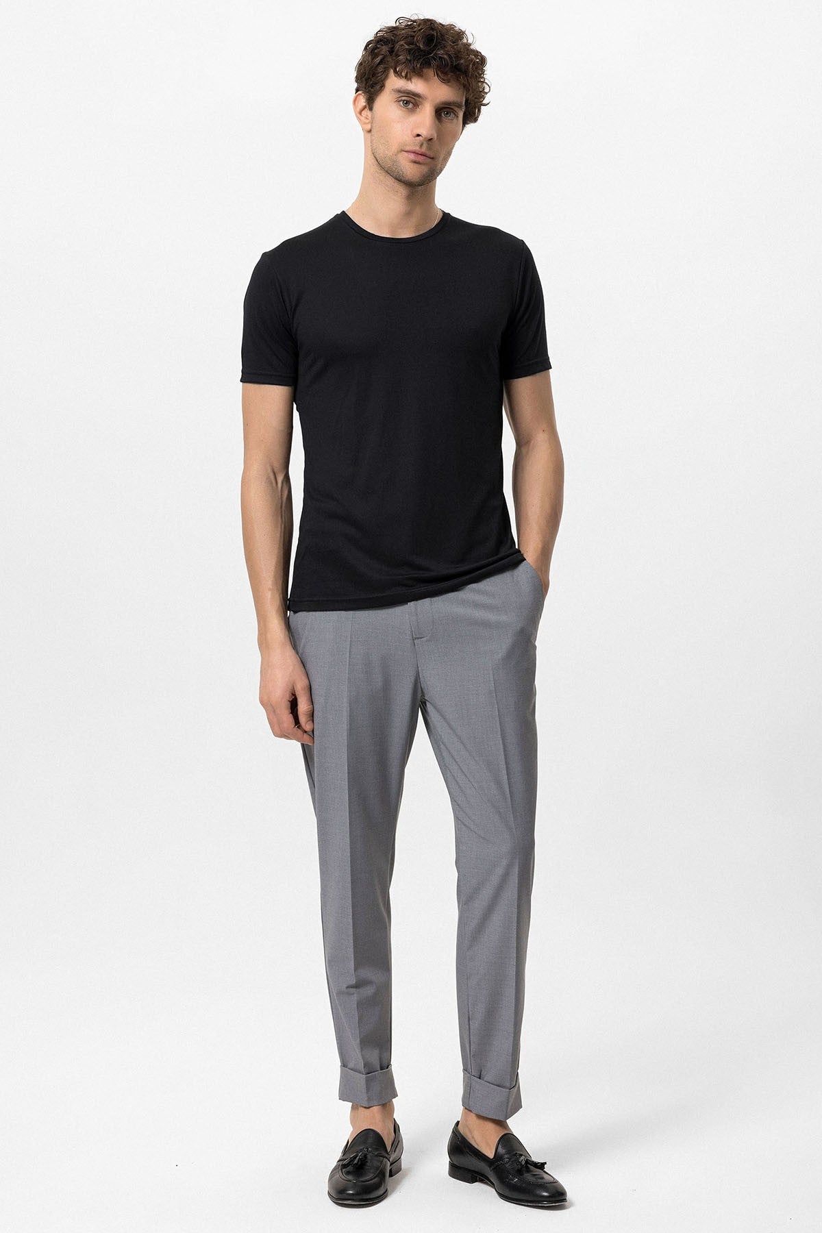 Antioch Bike Collar Slim-Fit Men's T-Shirt