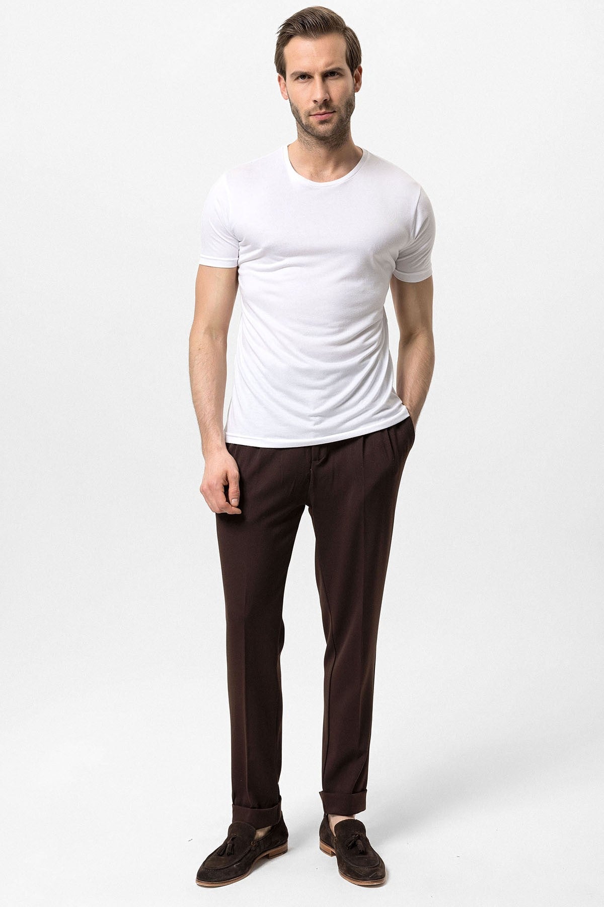 Antioch Bike Collar Slim-Fit Men's T-Shirt