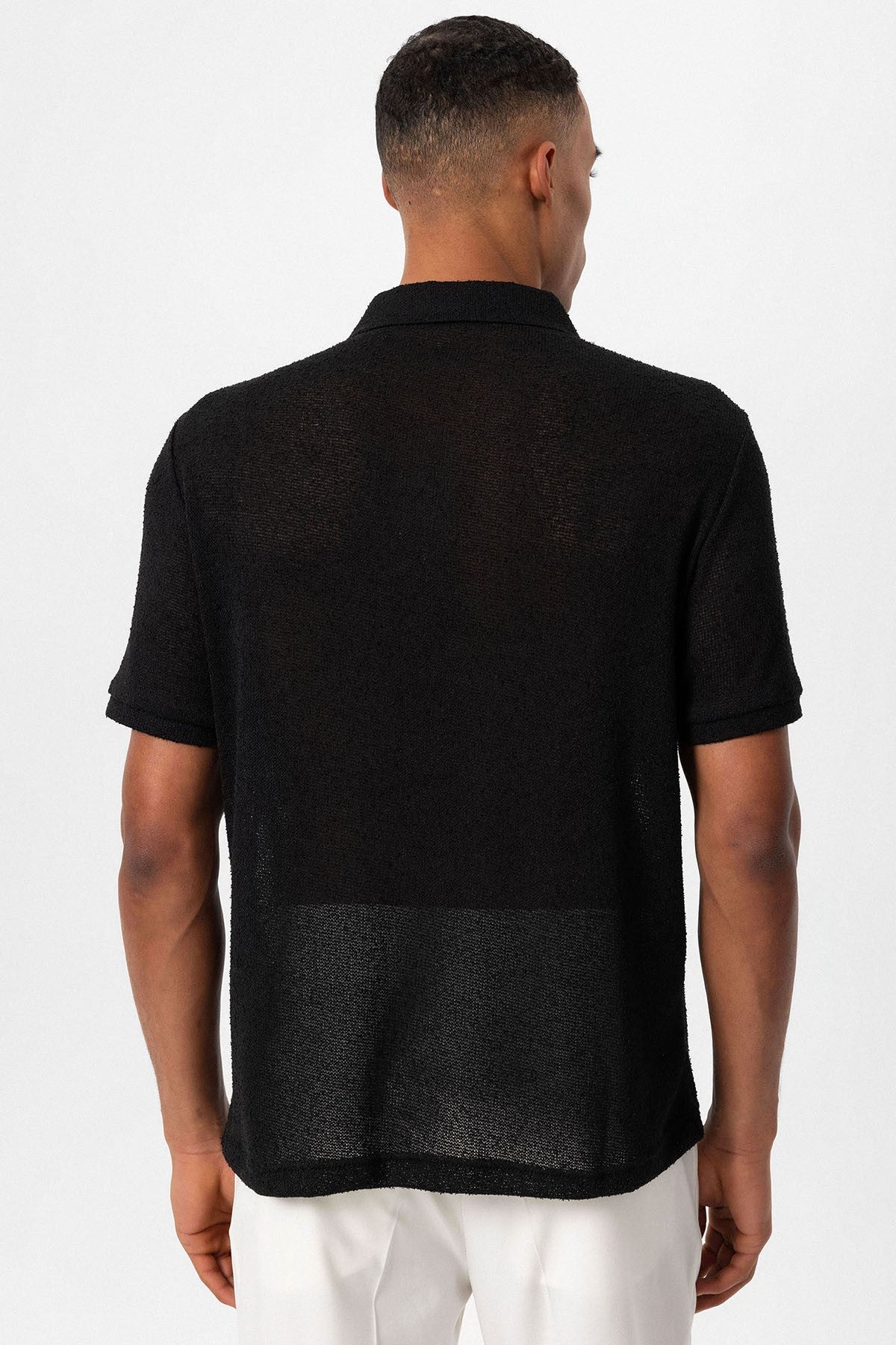 Antioch Polo-Neck Knit Men's T-Shirt