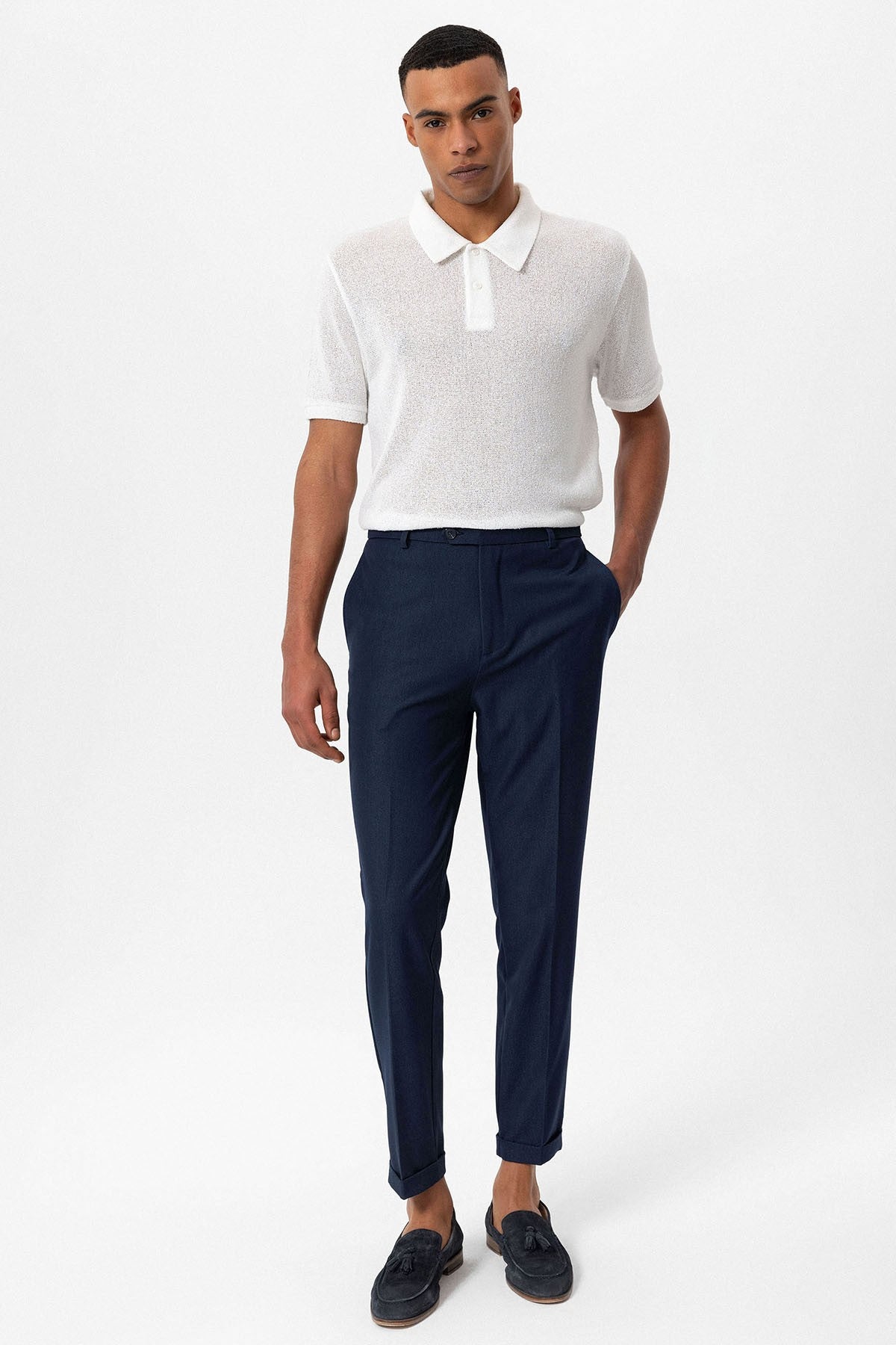 Antioch Polo-Neck Knit Men's T-Shirt
